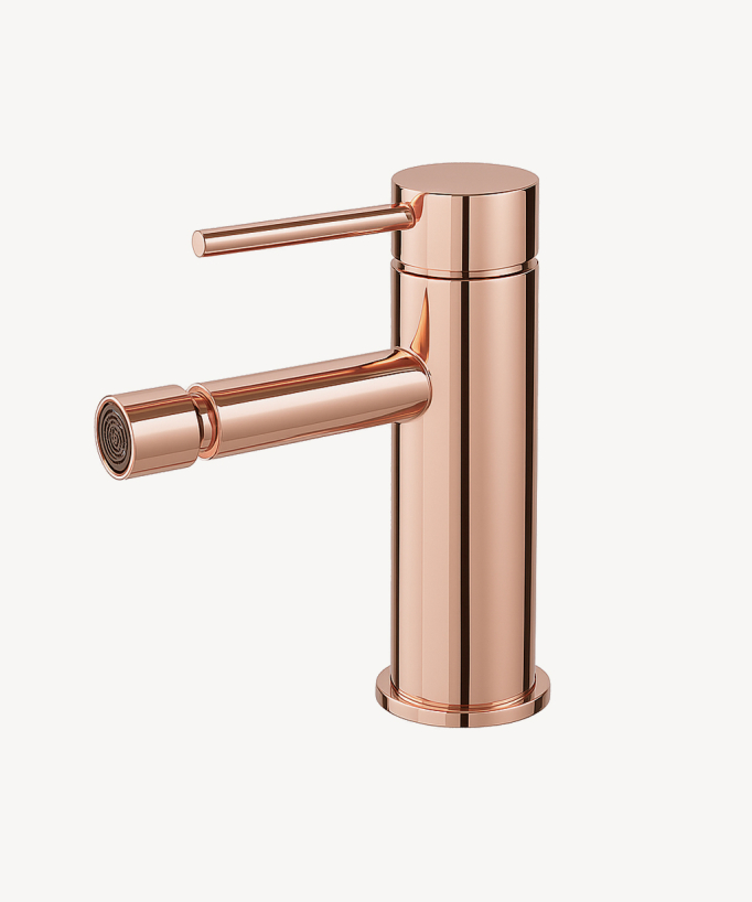 Mitigeur bidet monotrou Or rose - Corbeau