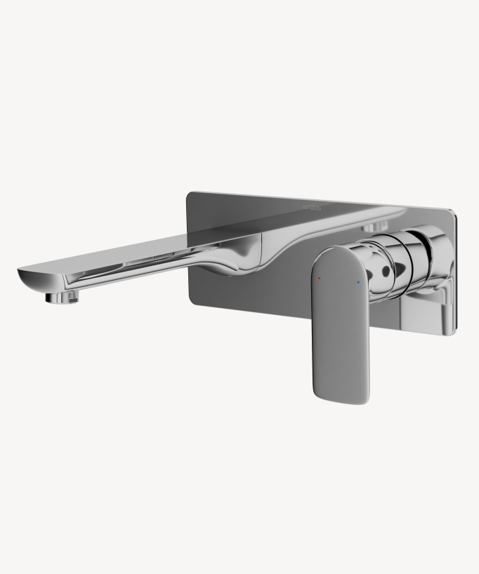 Mitigeur lavabo encastré Chromé - Nunki