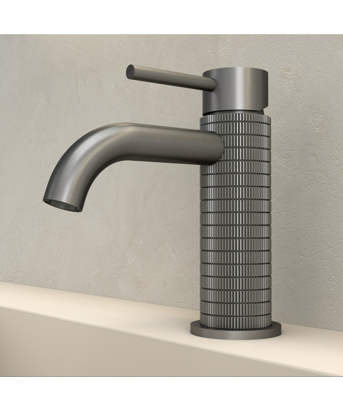 Mitigeur lavabo à poser Gun métal - Ischia