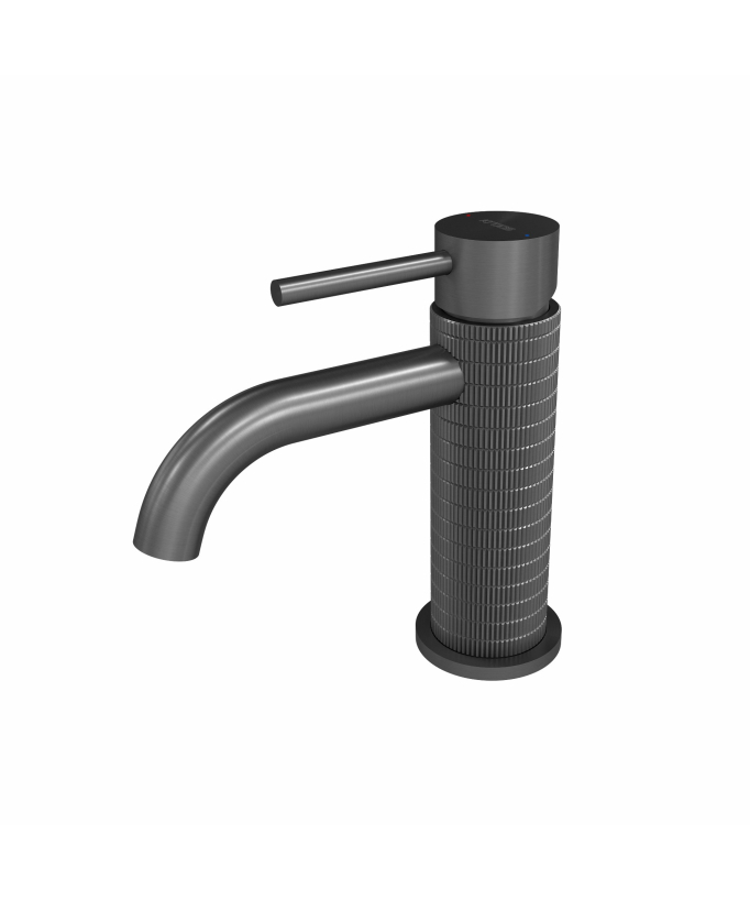 Mitigeur lavabo à poser Gun métal - Ischia