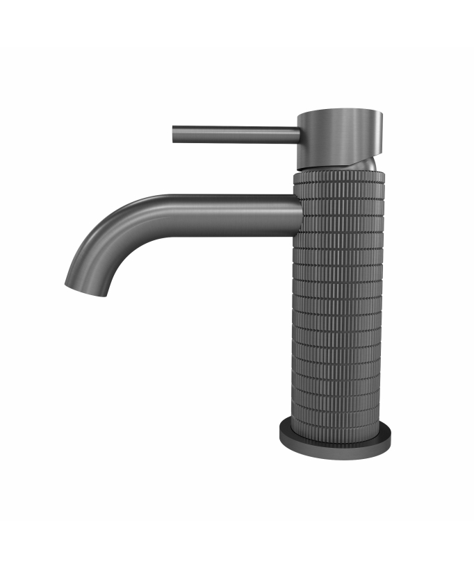 Mitigeur lavabo à poser Gun métal - Ischia