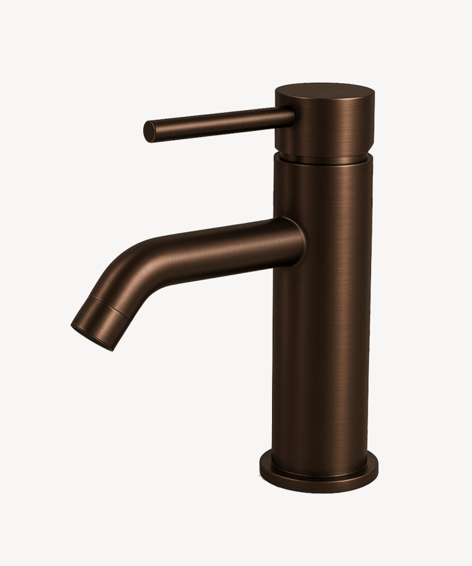 Robinet mitigeur lavabo Moka brossé - Corbeau