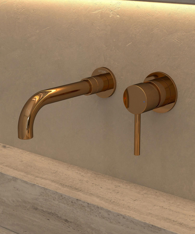 Mitigeur lavabo mural - Corbeau