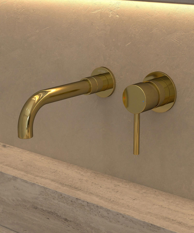 Mitigeur lavabo mural - Corbeau