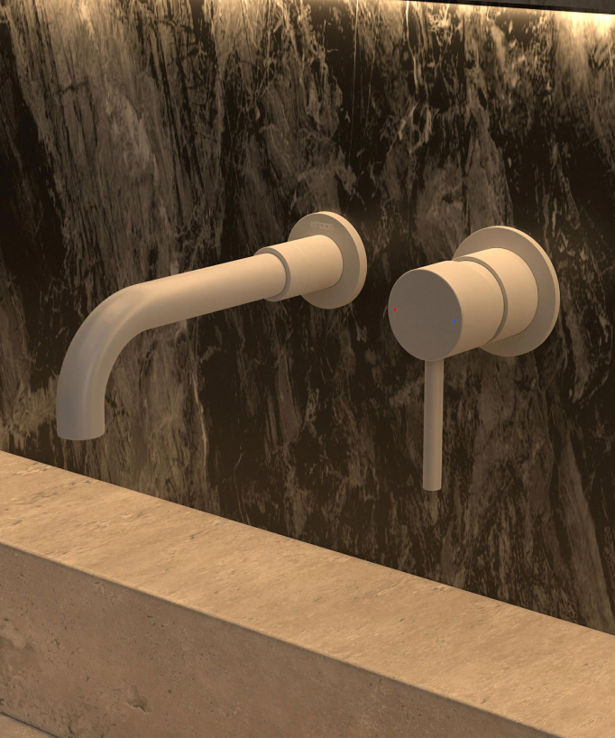 Mitigeur lavabo mural - Corbeau