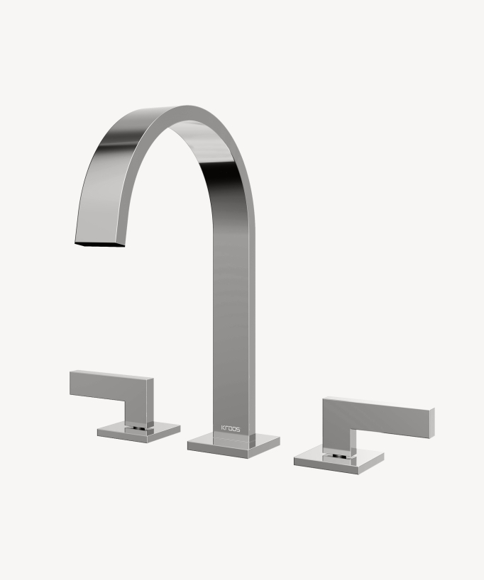 Mélangeur de lavabo 3 trous Chromé - Fiumina