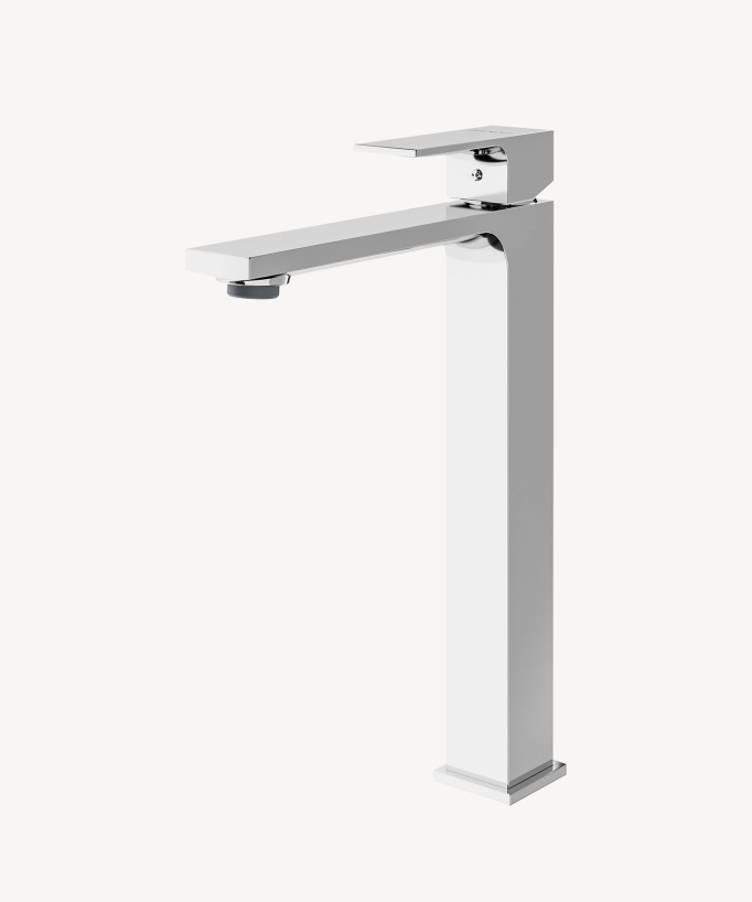 Robinet mitigeur lavabo réhaussé chromé - Sirius