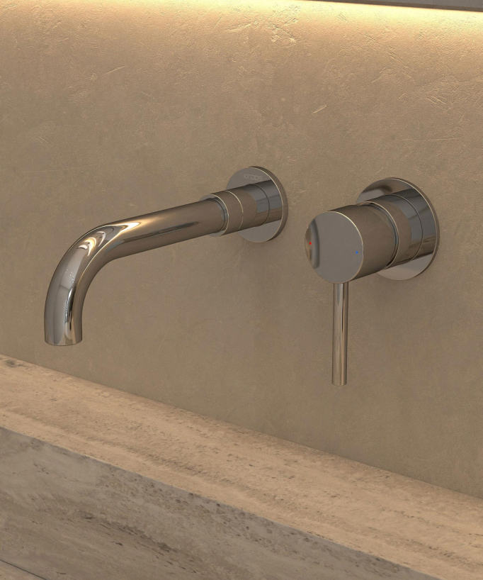 Mitigeur lavabo mural - Corbeau