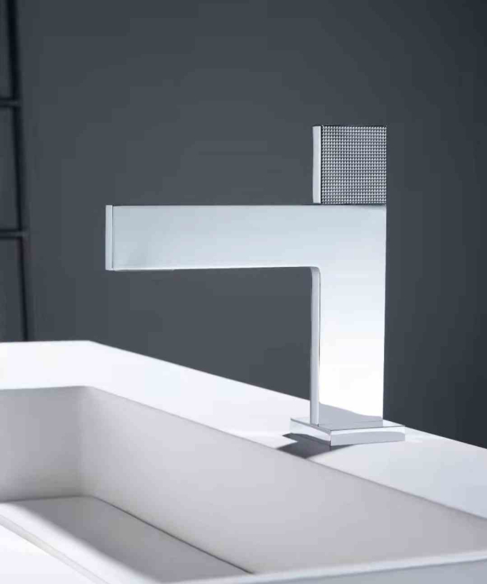 Robinet mitigeur de lavabo design Chromé - Kyra