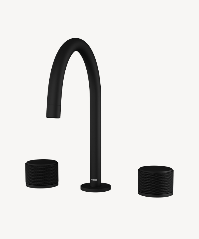 Robinet mélangeur de lavabo sur plage Noir - Leros