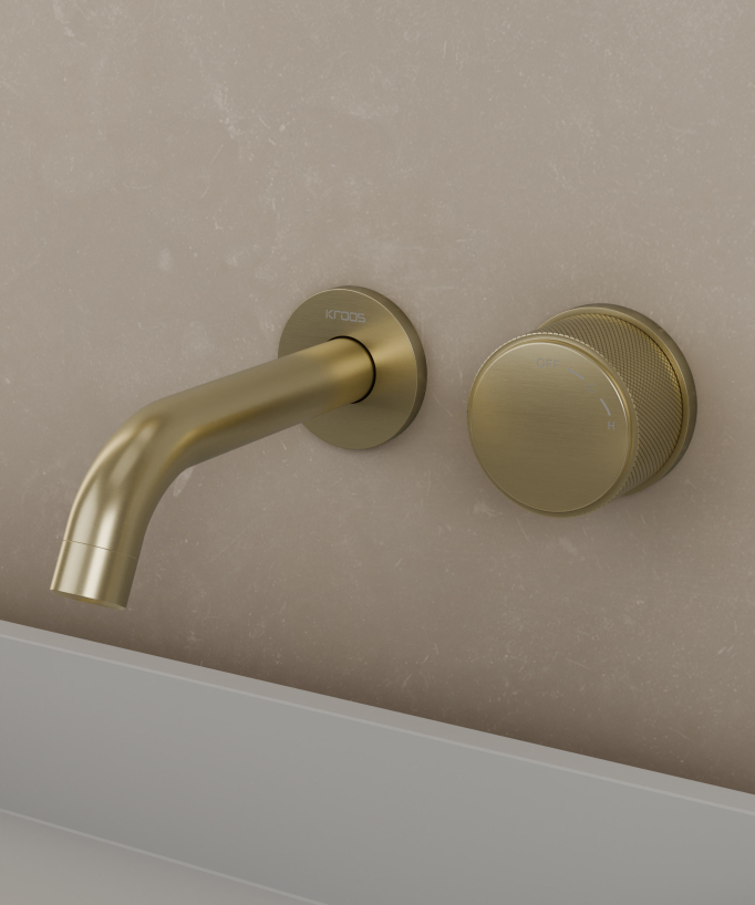 Mitigeur lavabo encastré sans réglage de débit - Leros