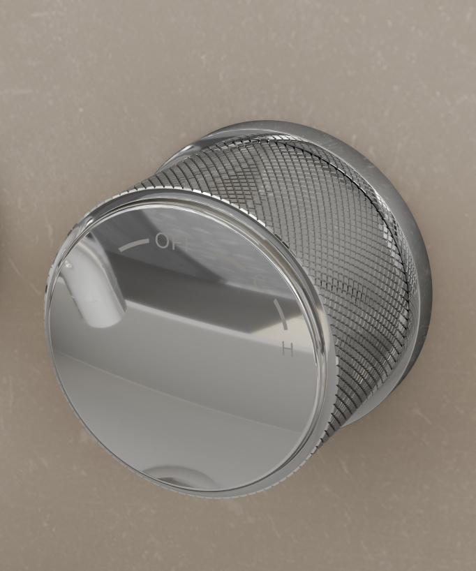 Mitigeur lavabo encastré sans réglage de débit Chromé - Leros