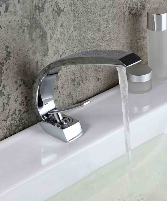 Mitigeur lavabo bec arrondi - Skyros