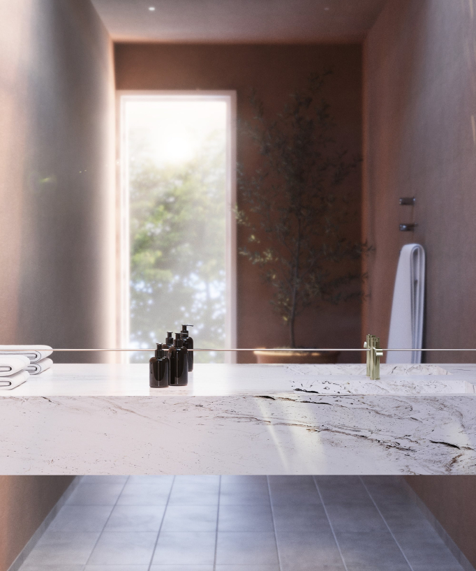 Mitigeur de lavabo Champagne - Fiumina