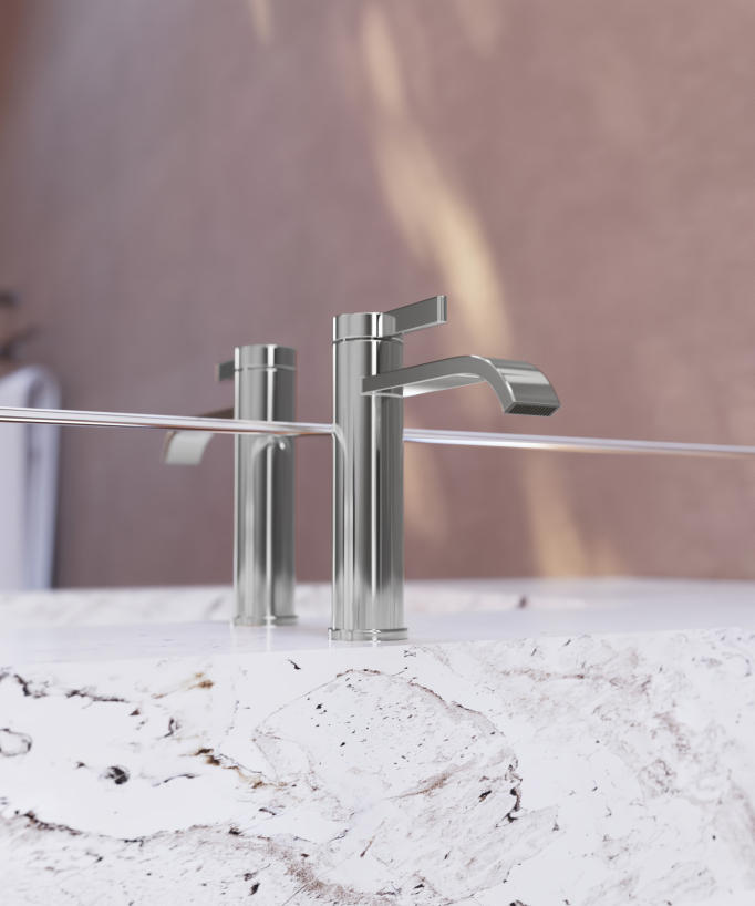 Mitigeur de lavabo Chromé - Fiumina