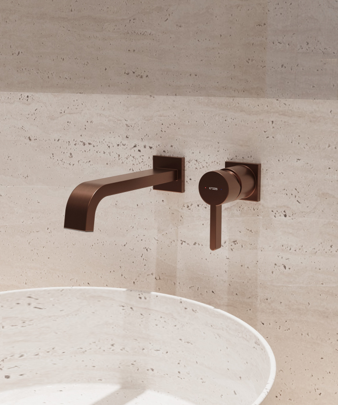 Mitigeur de lavabo mural - Fiumina