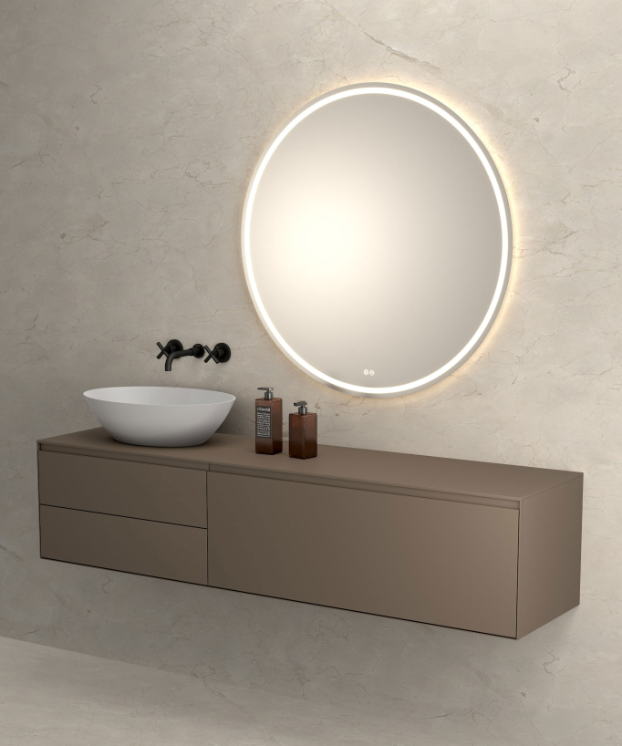 Robinet mélangeur lavabo mural Noir - Corbeau