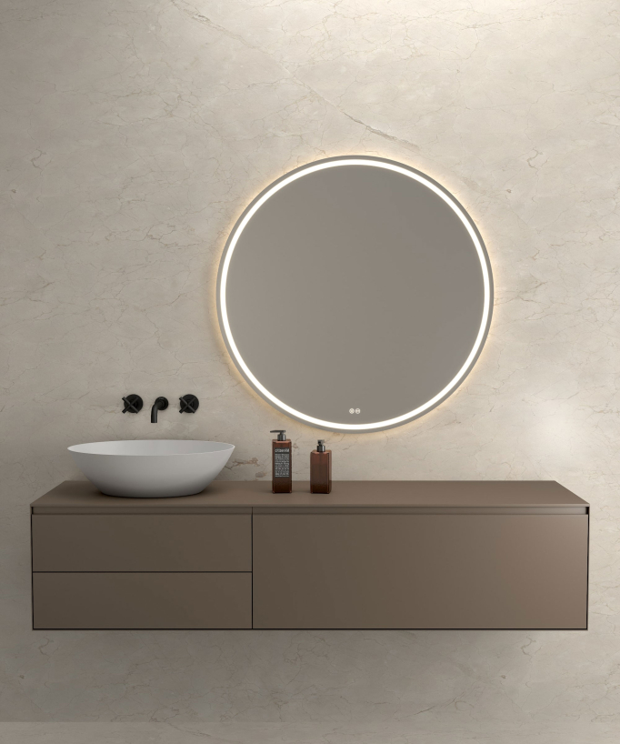 Robinet mélangeur lavabo mural Noir - Corbeau
