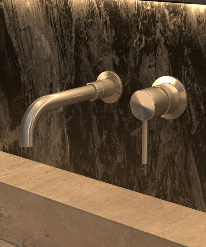Mitigeur lavabo mural - Corbeau