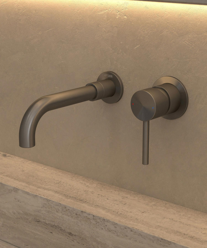 Mitigeur lavabo mural - Corbeau