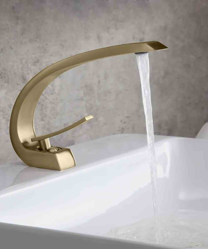 Mitigeur lavabo bec arrondi - Skyros