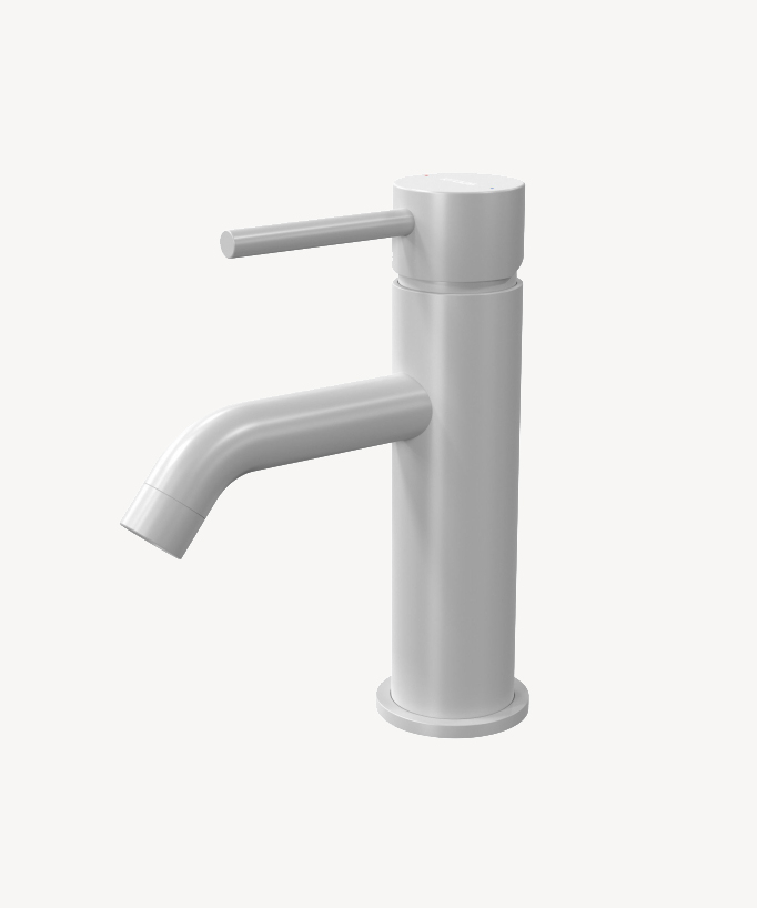 Robinet mitigeur lavabo Blanc - Corbeau