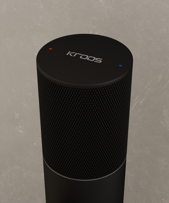 Mitigeur de lavabo design Noir - Leros