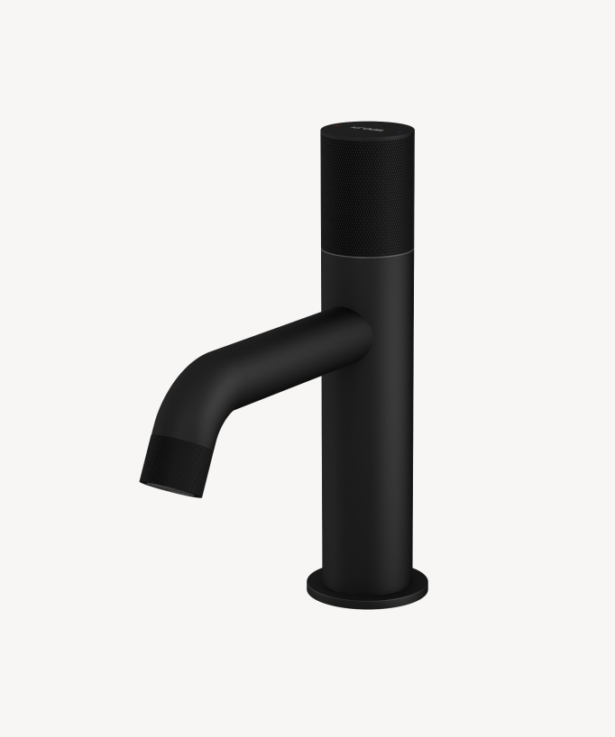 Mitigeur de lavabo design Noir - Leros