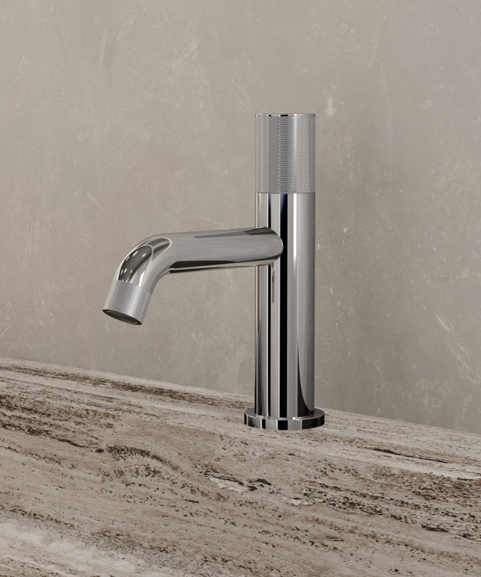 Mitigeur lavabo design Chromé - Leros