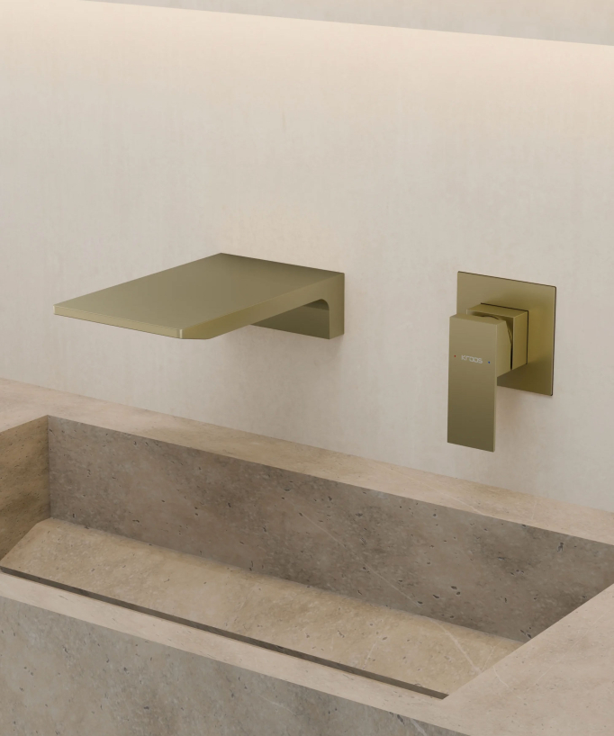 Mitigeur lavabo mural cascade - Thilia