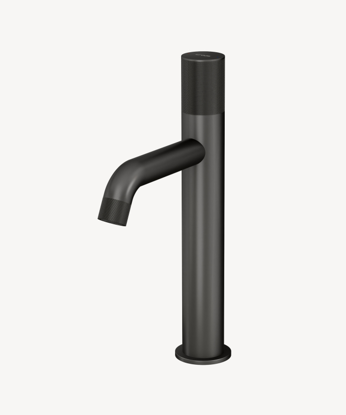 Robinet mitigeur vasque design Gun métal - Leros