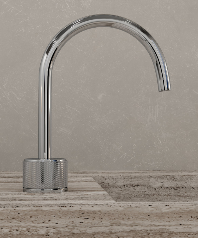 Mitigeur de lavabo 2 trous sans réglage de débit Chromé - Leros