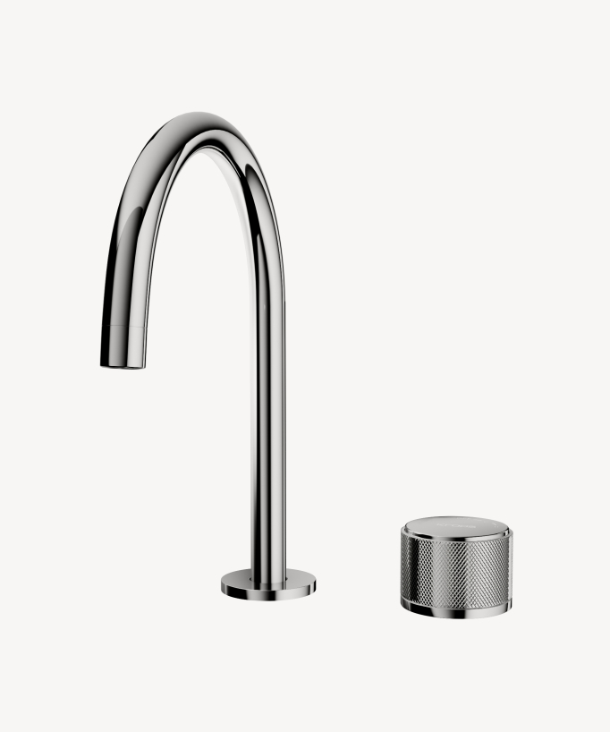 Mitigeur de lavabo 2 trous sans réglage de débit Chromé - Leros