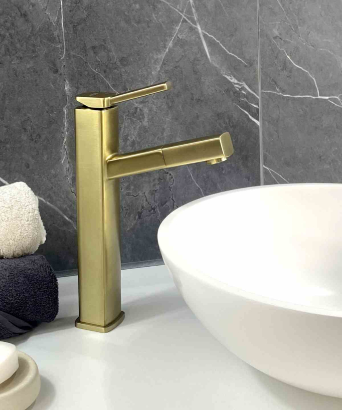 Robinet mitigeur vasque avec bec extractible - Graffias