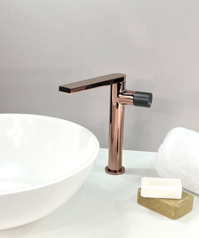 Mitigeur vasque Or rose - Syrma