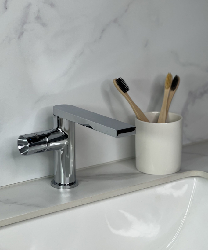Mitigeur lavabo moderne Chromé - Syrma
