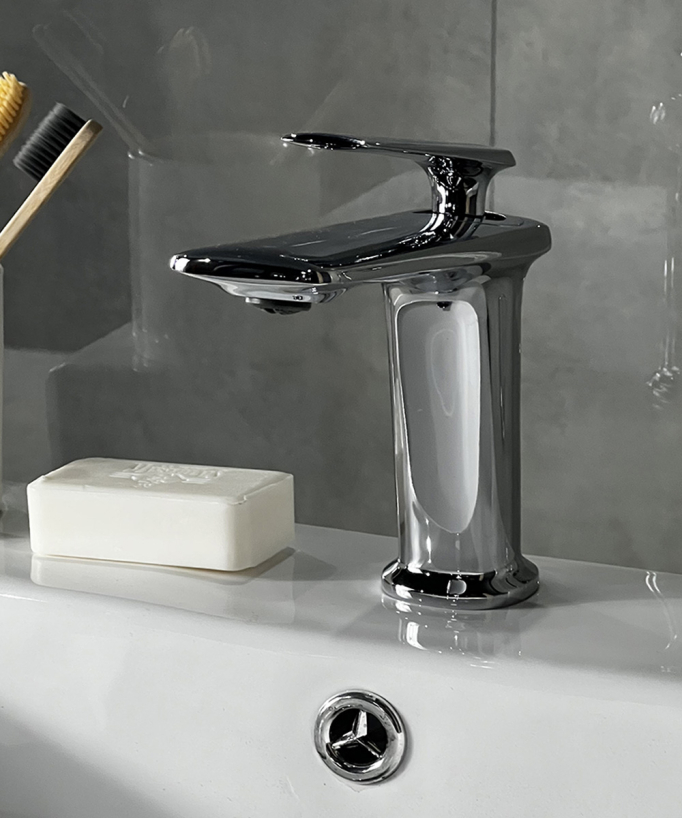 Robinet mitigeur lavabo Chromé - Brittia
