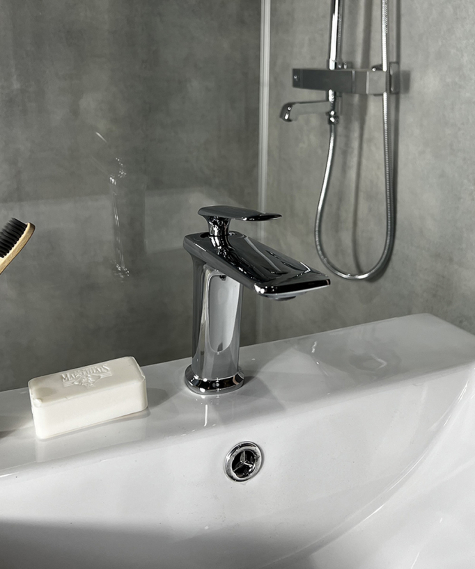 Robinet mitigeur lavabo Chromé - Brittia
