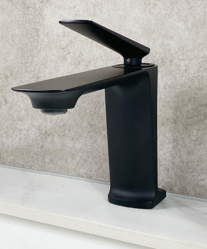 Robinet mitigeur lavabo moderne Noir - Tureis