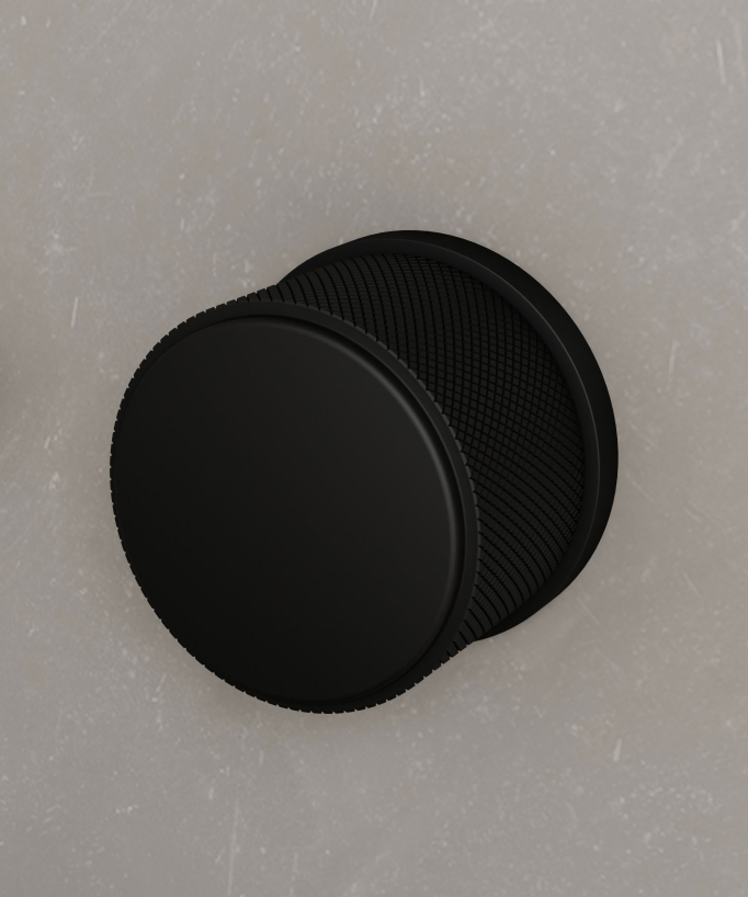 Robinet mélangeur lavabo mural Noir - Leros