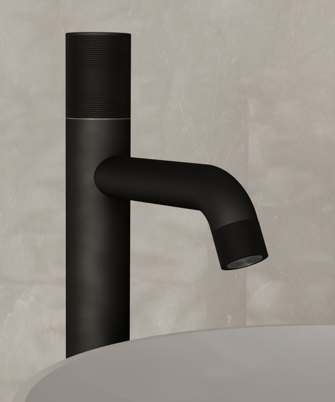 Robinet mitigeur vasque design Noir - Leros