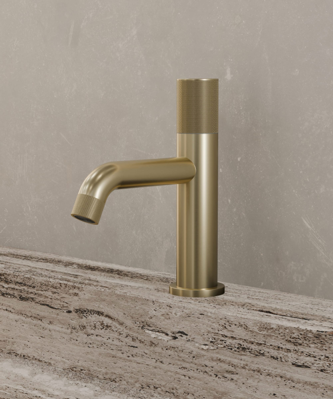 Swiss Aqua Technologies Brevis mitigeur de lavabo en laiton à levier, sans vidage, chrome