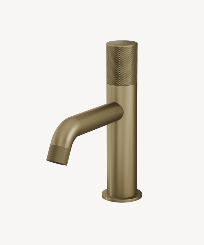 Mitigeur lavabo design Doré brossé - Leros