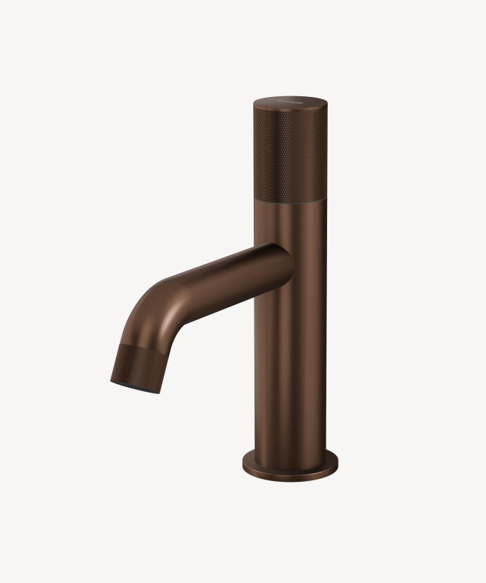 Mitigeur lavabo design Or rose brossé - Leros