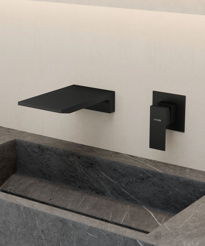 Mitigeur lavabo mural cascade - Thilia
