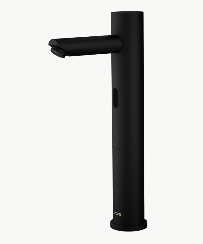 Mitigeur lavabo haut automatique en laiton, eau froide - Corbeau