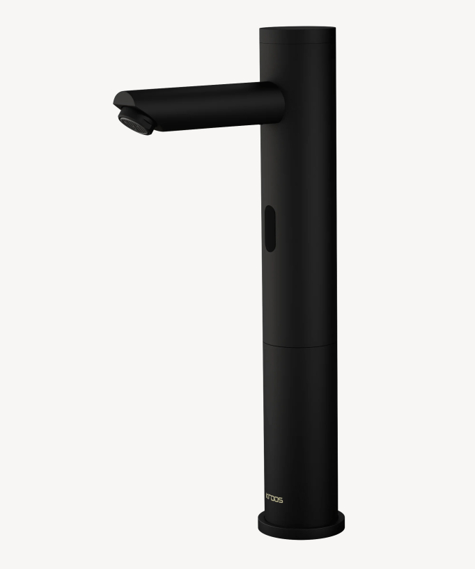 Mitigeur vasque automatique en laiton, eau froide, Noir - Corbeau