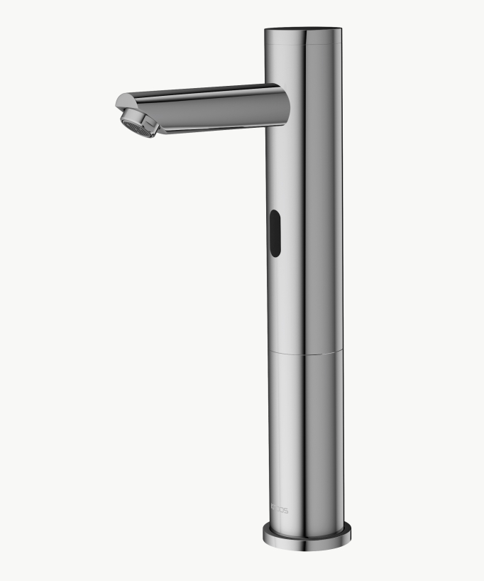 Mitigeur lavabo haut automatique en laiton, eau froide - Corbeau