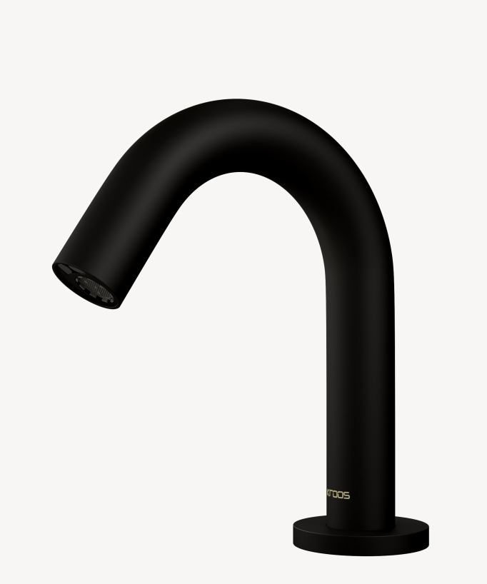 Robinet automatique de lavabo, eau froide Noir - Corbeau