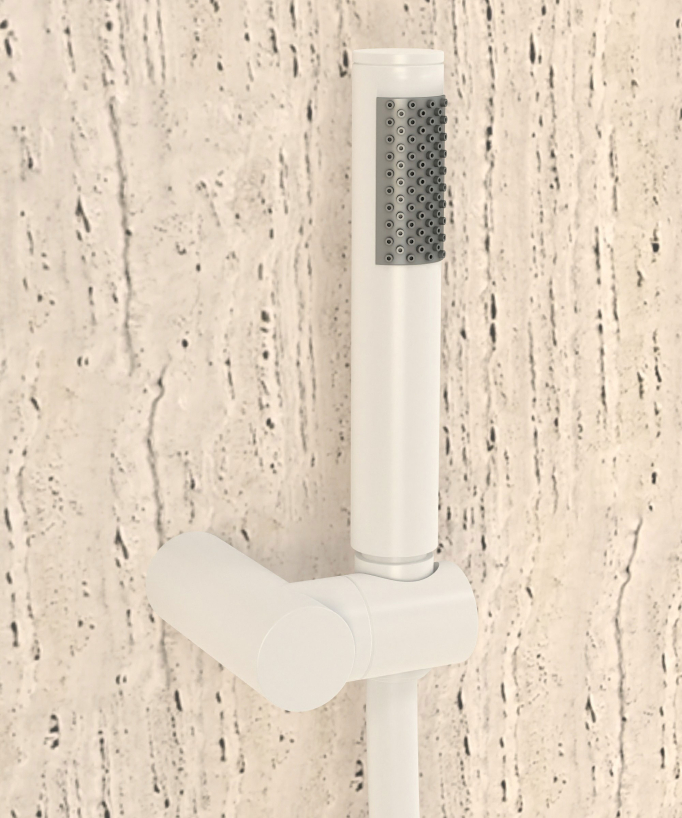 Mitigeur thermostatique de douche mural Blanc - Corbeau
